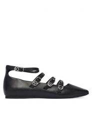 KARL LAGERFELD Baleriny Konnie KL40195 Czarny. Czarne balerinki damskie KARL LAGERFELD, bez wzorów, ze skóry, bez obcasa, bez zapięcia. Za 769.99 zł.