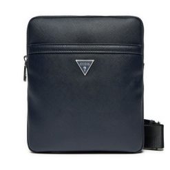 Saszetka Guess. Niebieskie saszetki i nerki męskie Guess, z aplikacjami. Za 284.99 zł.