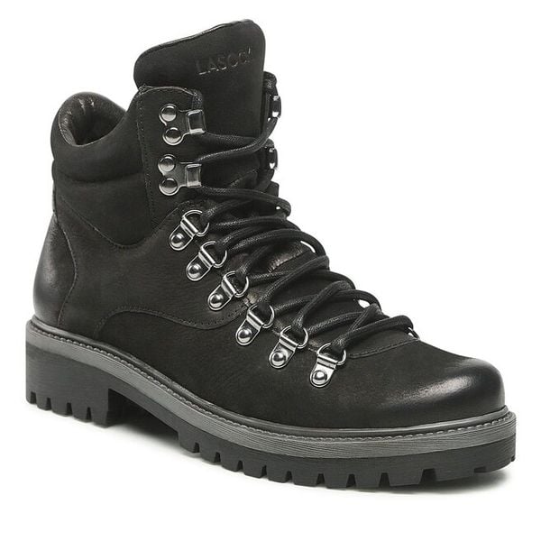 Trapery Lasocki. Czarne trapery damskie Lasocki, bez zapięcia. Za 269.99 zł.