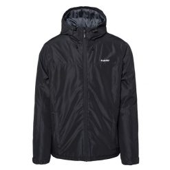 Kurtka narciarska męska Hi-Tec Makito II - czarna, Rozmiar S. Czarne kurtki sportowe męskie Hi-tec, na zimę, l, bez wzorów, bez kaptura, narciarskie. Za 189.99 zł.