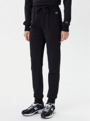 Champion Spodnie dresowe 118101 Czarny Slim Fit. Czarne spodnie dresowe damskie Champion, bez wzorów, z bawełny. Za 109.99 zł.