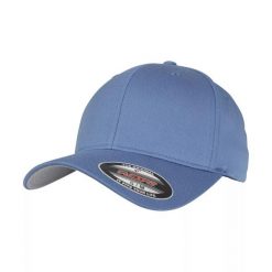 Czapka Z Daszkiem Wooly Combed. Niebieskie czapki damskie FLEXFIT, bez wzorów. Za 67.99 zł.