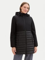 Tom Tailor Parka 1041491 Czarny Regular Fit. Czarne parki damskie Tom Tailor, xs, bez wzorów, z syntetyku, bez kaptura. Za 619.99 zł.
