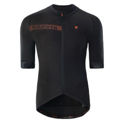 Męska Koszulka Kolarska Z Logo Bravo. Brązowe bluzy męskie RADVIK, m, bez wzorów, sportowe, bez ramiączek, bez kaptura. Za 137.99 zł.