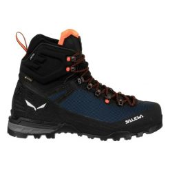 Buty trekkingowe Salewa Ortles Edge Mid GTX. Czarne trekkingi męskie Salewa, na jesień, z gore-texu, bez zapięcia. Za 1,332.00 zł.