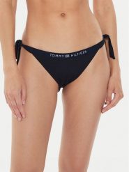 Tommy Hilfiger Dół od bikini UW0UW05260 Granatowy. Niebieskie bikini Tommy Hilfiger, bez wzorów, z syntetyku. Za 129.99 zł.
