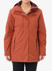 Płaszcz ocieplany damski Vaude Rosemoor Padded Parka. Czerwone płaszcze damskie Vaude, na zimę, m, bez wzorów, bez kołnierzyka, bez kaptura. Za 709.49 zł.