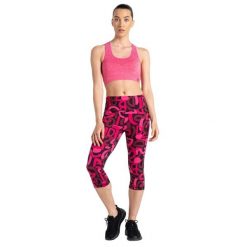 Legginsy Damskie Influential Graffiti 3/4. Czerwone legginsy damskie Dare 2B, bez wzorów, z elastanu. Za 49.99 zł.