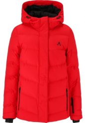 Kurtka narciarska damska Whistler Cheno W-PRO 10000. Czerwone kurtki sportowe damskie Whistler, na zimę, m, bez wzorów, z materiału, bez ramiączek, bez kaptura, narciarskie. Za 441.99 zł.