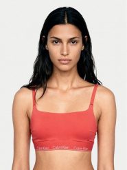 Calvin Klein Swimwear Góra od bikini LV00Q61130 Różowy. Czerwone bikini Calvin Klein Swimwear, l, bez wzorów, z syntetyku. Za 224.99 zł.