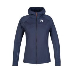 Bluza damska z kapturem Hannah Eli. Niebieskie bluzy damskie Hannah, bez wzorów, sportowe, bez ramiączek, z kapturem. Za 441.75 zł.