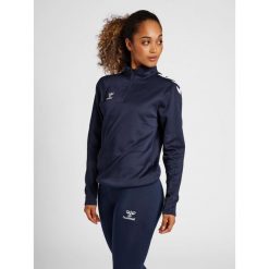 Bluza do piłki ręcznej damska Hummel hmlCORE XK. Niebieskie bluzy damskie Hummel, m, bez wzorów, sportowe, bez ramiączek, bez kaptura. Za 204.00 zł.