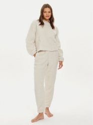 DKNY Piżama YI90022 Écru Regular Fit. Piżamy damskie DKNY, bez wzorów, z syntetyku, bez ramiączek. Za 379.99 zł.