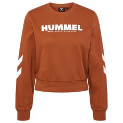 Bluza dla kobiet Hummel Legacy. Brązowe bluzy damskie Hummel, xl, bez wzorów, sportowe, bez ramiączek, bez kaptura. Za 148.50 zł.