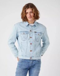 WRANGLER ANTI FIT JACKET MĘSKA KURTKA JEANSOWA ICY BRUSH BACK W4597915A 112324517. Kurtki męskie Wrangler, m, bez wzorów, z jeansu, bez kaptura. Za 249.99 zł.
