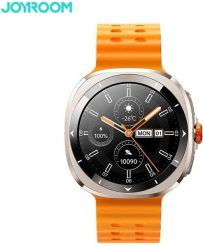 Smartwatch Joyroom Smartwach Joyroom Venture Series JR-FV2 sportowy z możliwością odbierania połączeń - pomarańczowy. Brązowe zegarki smartwatch Joyroom, bez wzorów. Za 190.05 zł.