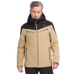 Kurtka narciarska męska Schöffel Trittkopf. Brązowe kurtki sportowe męskie Schöffel, na zimę, m, bez wzorów, bez kaptura, narciarskie. Za 3,249.99 zł.
