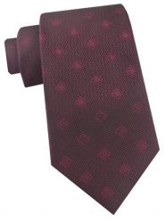 Krawat Męski - Angelo di Monti - Bordo, Grochy. Czerwone krawaty i muchy Angelo di Monti, bez wzorów, z tkaniny, eleganckie. Za 45.00 zł.