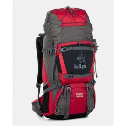 Plecak turystyczny 45+5 L Kilpi ECRINS-U. Czerwone plecaki damskie Kilpi, bez wzorów, z nylonu, sportowe. Za 504.68 zł.