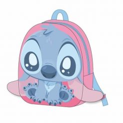 Plecak szkolny Stitch 100 % poliester. Czerwone plecaki męskie Disney, bez wzorów, z poliesteru. Za 75.70 zł.