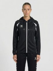 Damska bluza dresowa z kapturem Hummel Core 2.0. Białe bluzy damskie Hummel, s, bez wzorów, z dresówki, klasyczne, bez ramiączek, z kapturem. Za 302.50 zł.