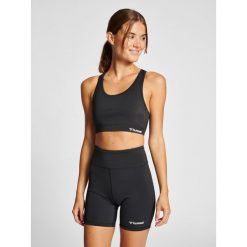 Damski biustonosz sportowy Hummel MT Active. Czarne bielizna sportowa damska Hummel, xs, bez wzorów. Za 200.00 zł.