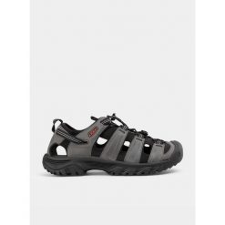 Sandały trekkingowe męskie Keen Targhee III Sandal. Szare sandały męskie Keen, bez wzorów, sportowe, bez zapięcia. Za 308.99 zł.