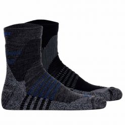 Skarpety trekkingowe Salomon X Ultra Access Quarter 2 pary, wełna merino. Brązowe skarpetki damskie Salomon, bez wzorów, z elastanu. Za 79.00 zł.