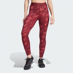 Legginsy treningowe Adidas Techfit Camo 7/8. Szare legginsy damskie Adidas, bez wzorów, z materiału. Za 249.00 zł.