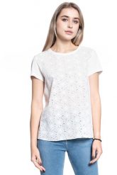 BLUZKA DAMSKA MUSTANG Alina C Lace CLOUD DANCER 1009070 2020. Bluzki damskie Mustang, s, bez wzorów, bez kołnierzyka, bez ramiączek. W wyprzedaży za 39.99 zł.