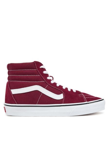 Vans Tenisówki SK8-Hi VN000D32ZCF1 Bordowy. Czerwone trampki męskie Vans, bez wzorów, ze skóry, bez zapięcia. Za 289.99 zł.