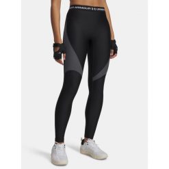 Legginsy Under Armour Vanish Seamless. Czarne legginsy damskie Under Armour, bez wzorów. Za 149.99 zł.