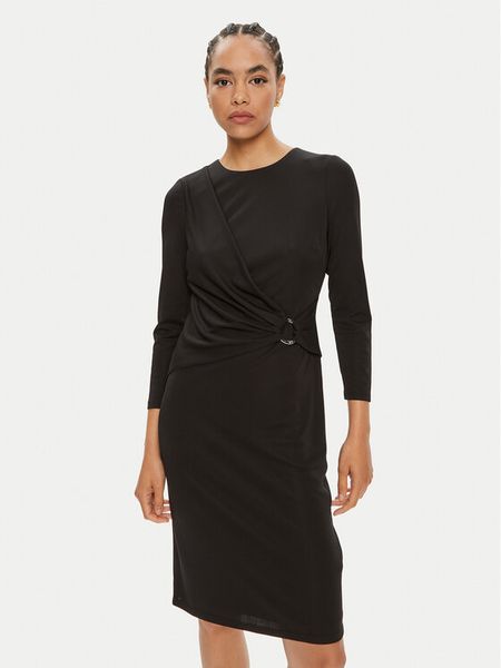 Lauren Ralph Lauren Sukienka codzienna 250898916001 Czarny Slim Fit. Czarne sukienki damskie Lauren Ralph Lauren, na co dzień, bez wzorów, z syntetyku, bez kołnierzyka, bez ramiączek, proste. Za 469.99 zł.