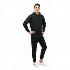 Bluza z kapturem Softee Elegant. Czarne bluzy damskie Softee, na jesień, l, bez wzorów, z materiału, sportowe, bez ramiączek, z kapturem. Za 160.99 zł.