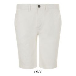 Szorty Sol's Jasper. Białe szorty damskie SOL'S, bez wzorów, z bawełny. Za 196.00 zł.