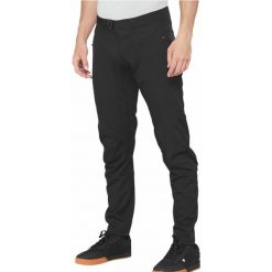 Spodnie rowerowe męskie 100% Airmatic. Czarne spodnie sportowe męskie 100%, m, bez wzorów, na fitness i siłownię. Za 459.99 zł.