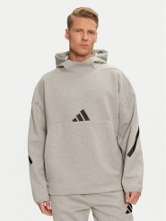 Adidas Bluza Z.N.E. JE3070 Szary Loose Fit. Szare bluzy męskie Adidas, m, bez wzorów, z bawełny, bez ramiączek, bez kaptura. Za 279.99 zł.