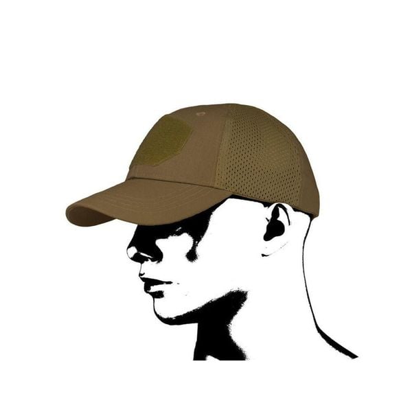 Czapka baseballowa Mesh CMG. Brązowe czapki damskie CMP, bez wzorów, z meshu. Za 49.99 zł.