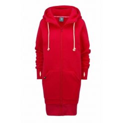 Bluza sportowa rozpinana z kapturem damska DEEP TRIP Luzak. Czerwone bluzy damskie DEEP TRIP, xs, bez wzorów, casualowe, bez ramiączek, z kapturem. Za 389.00 zł.