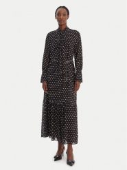 MICHAEL Michael Kors Sukienka koszulowa MR68394K9J Czarny A-Line Fit. Czarne sukienki damskie MICHAEL Michael Kors, s, bez wzorów, z syntetyku, bez kołnierzyka, bez ramiączek, koszulowe. Za 1,209.00 zł.