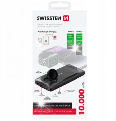 Powerbank Swissten Powerbank Swissten 10000 mAh USB-A USB-C dwa wyjścia bezprzewodowe WIRELESS. Powerbanki SWISSTEN. Za 331.30 zł.