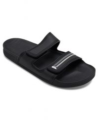 Sandały dla Mężczyzn RIVI DOUBLE Multicolore. Czarne sandały męskie Quiksilver, bez wzorów, z materiału, bez zapięcia. Za 129.99 zł.
