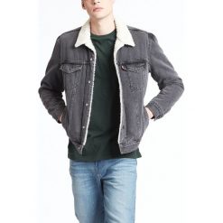 Levi's Sherpa Trucker Kurtka Czarny Szary. Czarne kurtki męskie Levi's®, na jesień, m, bez wzorów, z bawełny, bez kaptura. Za 619.95 zł.