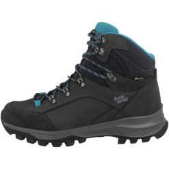 Buty trekkingowe damskie Hanwag Banks Lady GTX. Niebieskie obuwie trekkingowe damskie Hanwag, bez zapięcia. Za 833.99 zł.