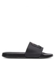 Bassano Klapki P3010525 Czarny. Czarne klapki damskie Bassano, bez wzorów, z tworzywa sztucznego, bez obcasa, bez zapięcia. Za 49.99 zł.