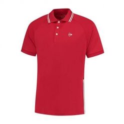 Koszulka sportowa męska Dunlop Club. Czerwone koszulki sportowe męskie Dunlop, m, bez wzorów, z poliesteru, bez ramiączek. Za 225.00 zł.