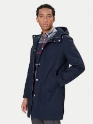 Marc O'Polo Parka 528 0022 71028 Granatowy Regular Fit. Niebieskie parki męskie Marc O'Polo, m, bez wzorów, z bawełny, bez kołnierzyka, bez kaptura. Za 1,289.00 zł.