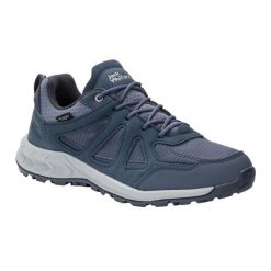 Buty trekkingowe damskie Jack Wolfskin Woodland 2 Texapore Low. Niebieskie obuwie trekkingowe damskie Jack Wolfskin, bez zapięcia. Za 467.90 zł.