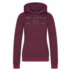 Bluza damska z kapturem HV Polo Ariel. Czerwone bluzy damskie HV POLO, l, z aplikacjami, eleganckie, bez ramiączek, z kapturem. Za 486.00 zł.