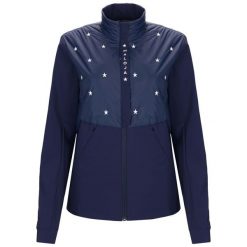 Kurtka na narty biegowe damska Maloja W'S RibiselM. Niebieskie kurtki sportowe damskie Maloja, na zimę, s, bez wzorów, bez ramiączek, bez kaptura, narciarskie. Za 359.99 zł.